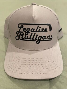 Legalize Mulligans Embroidered Trucker Hat - Light Gray